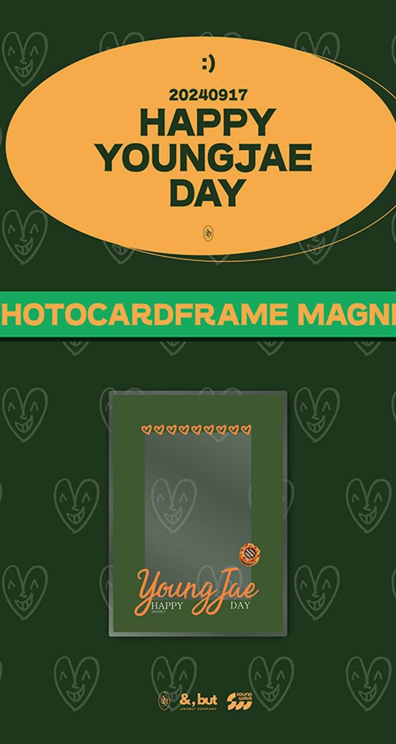 Youngjae Birthday Cafe [Happy Youngjae Day] MD 05. Photocard Frame Magnet