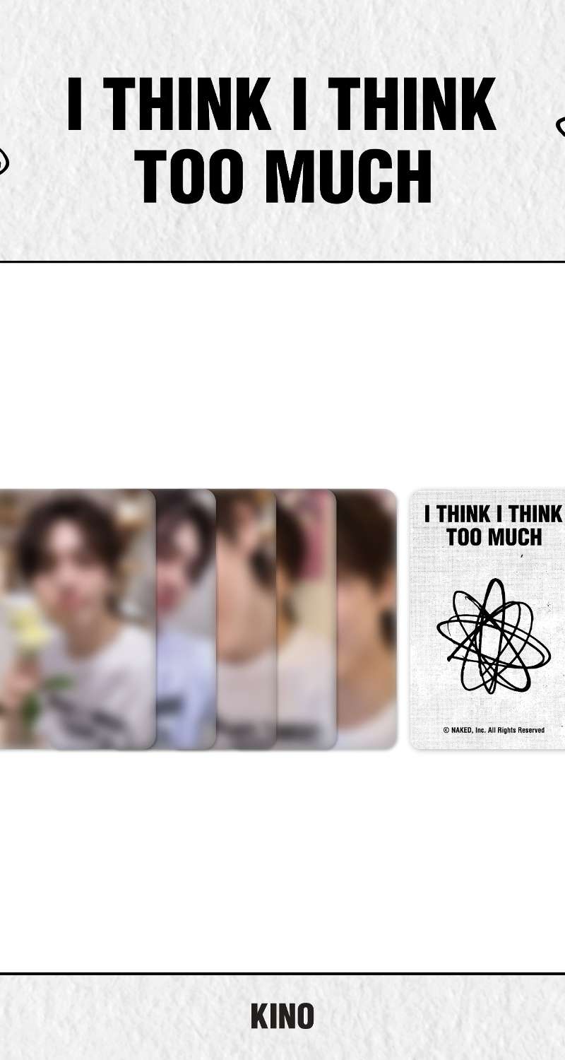 KINO 1st Concert [I think I think too much] MD Photocard Set