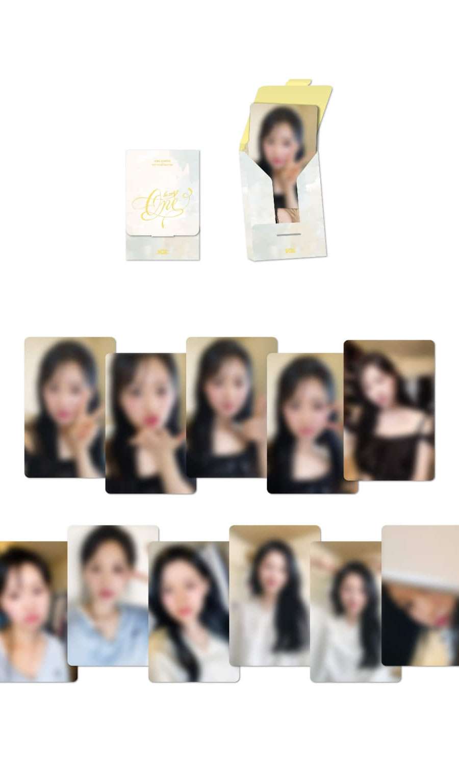 Kim Ji Won (KIM JI WON) 1ST FANMEETING [BE MY ONE] OFFICIAL MD 01. Photo Card Set