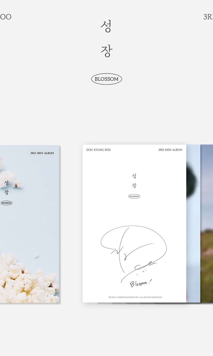 D.O. (DOH KYUNG SOO) [Growth] OFFICIAL MD - Postcard Set