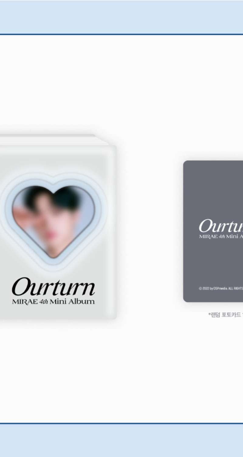 Mirae 4th Mini Album [Ourturn] OFFICIAL MD - Collect Book