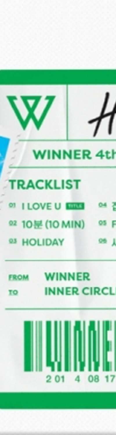 WINNER - 4th MINI ALBUM [HOLIDAY] KiT ALBUM (Non-Cancellable/Non-Returnable/Non-Refundable)