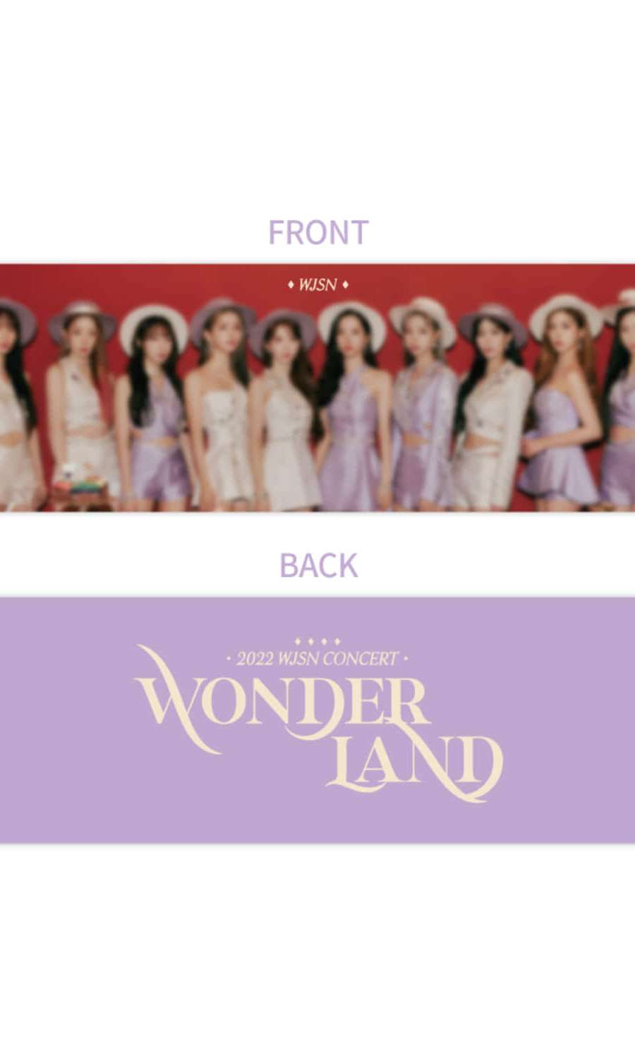 WJSN [WONDER LAND] 2022 WJSN CONCERT Official MD - Photo Slogan