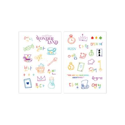 WJSN [WONDER LAND] 2022 WJSN CONCERT Official MD - Tattoo Sticker