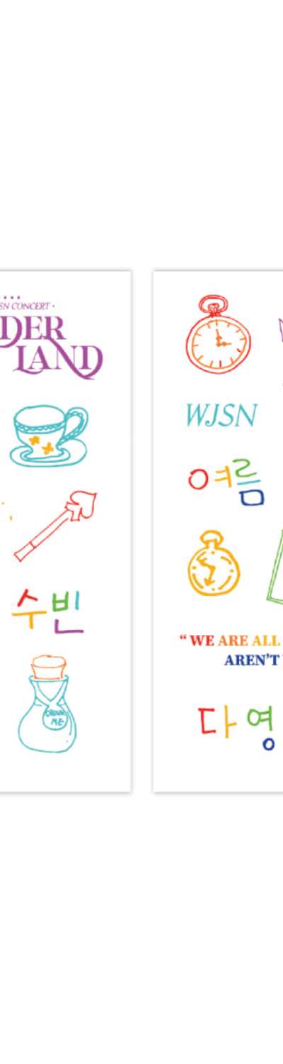 WJSN [WONDER LAND] 2022 WJSN CONCERT Official MD - Tattoo Sticker