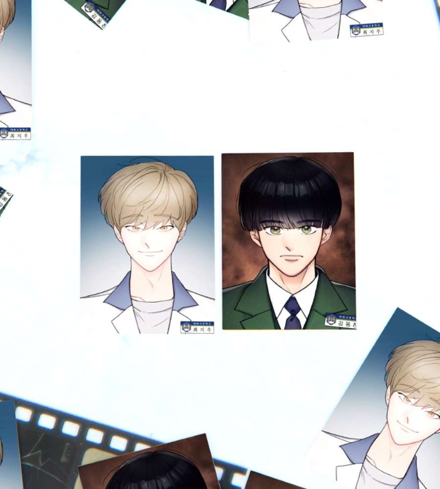 [Spinach Bouquet] Webtoon Shop Photography Studio Half-Size ID Photo 2 Types / Webtoon ID Photo