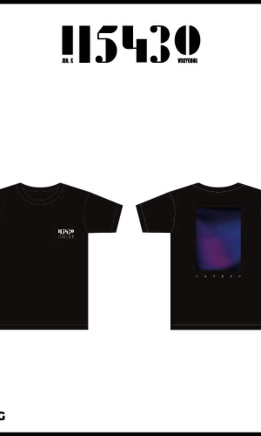 2PM JUN. K & WOOYOUNG 2022 FAN-CON [115430] OFFICIAL GOODS T-SHIRT