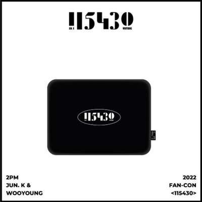 2PM JUN. K & WOOYOUNG 2022 FAN-CON [115430] OFFICIAL GOODS LAPTOP POUCH