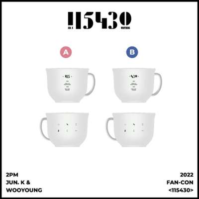 2PM JUN. K & WOOYOUNG 2022 FAN-CON [115430] OFFICIAL GOODS CEREAL CUP
