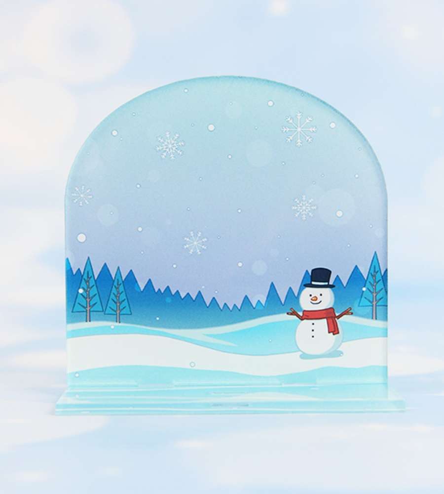 Webtoon Shop Background Diorama - Winter Edition / Acrylic Goods / Background Charm