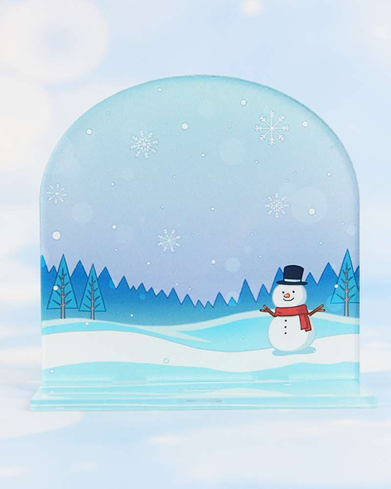 Webtoon Shop Background Diorama - Winter Edition / Acrylic Goods / Background Charm