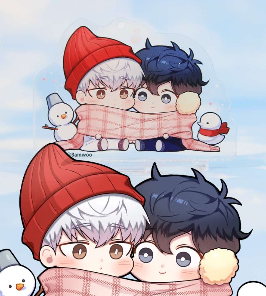 [Winter Passes Cherry Blossoms] Warm Winter Acrylic Stand Charm 1 Type / Webtoon Goods
