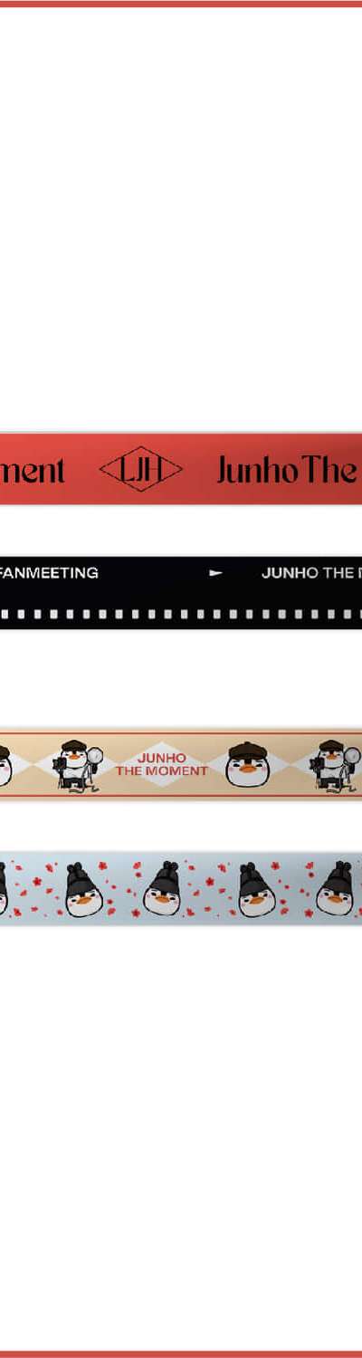 2022 Lee Junho Fanmeeting [JUNHO THE MOMENT] Masking Tape Set