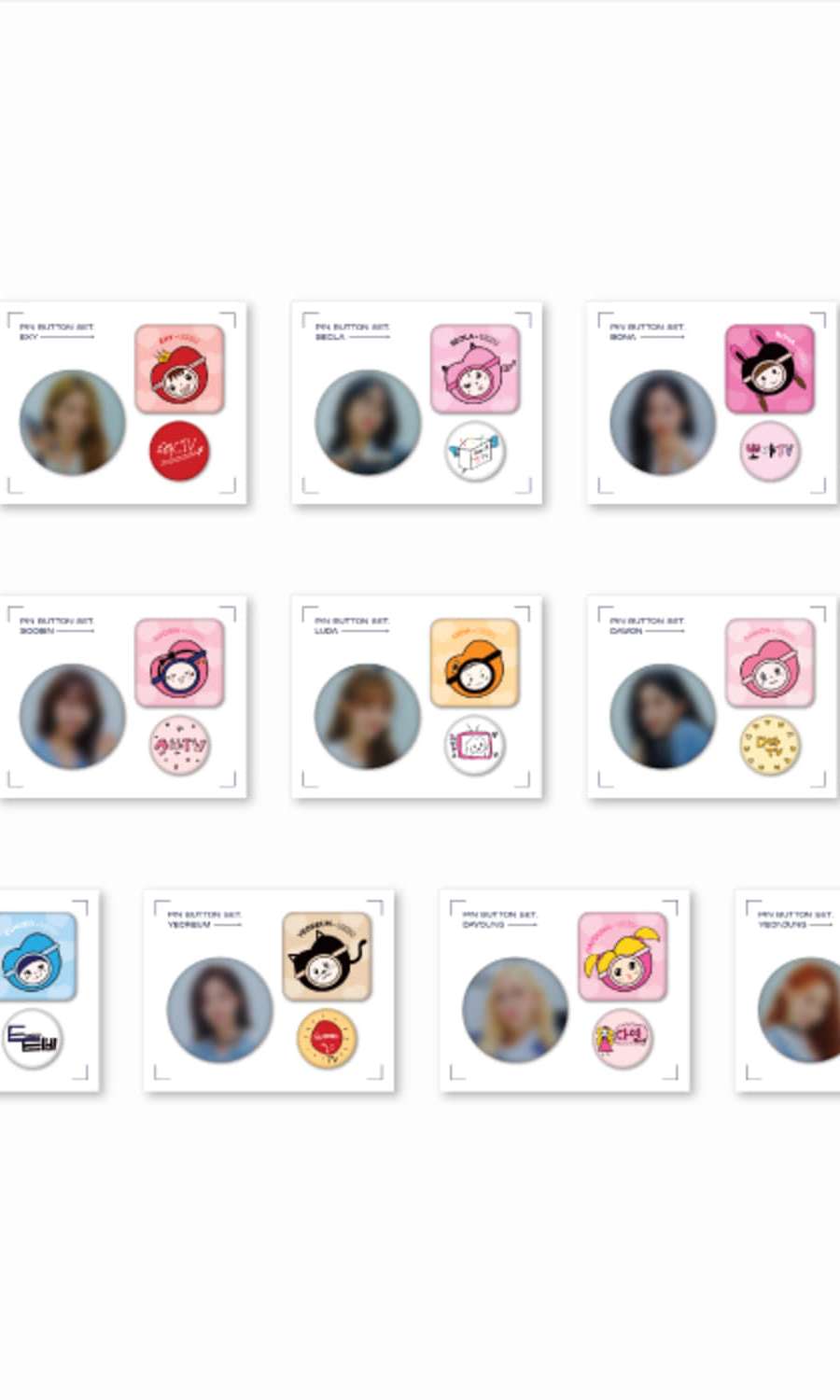 WJSN [WJ STAND BY] Official MD - Pin Button Set