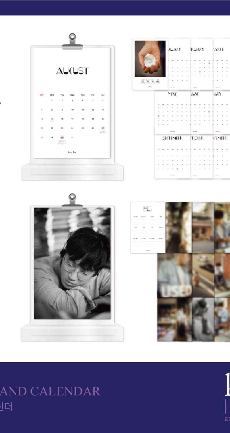 Kim Feel (KIM FEEL) [10th Anniversary] OFFICIAL GOODS - Acrylic Stand Calendar