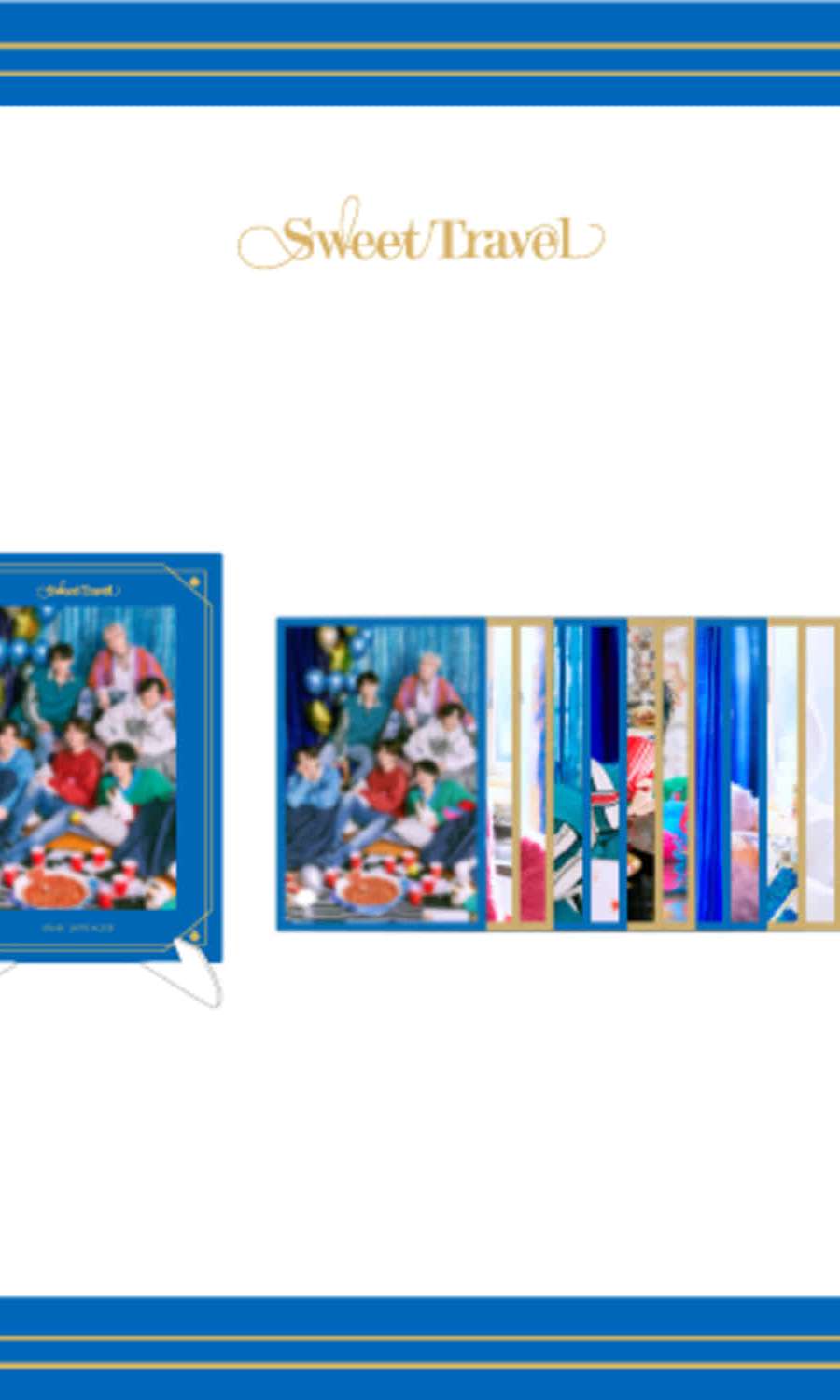 [12/17 Shipment] VICTON [Sweet Travel] Official Goods - STANDING PHOTO FRAME & POSTCARD