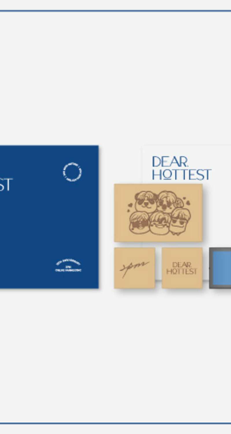 2PM [Dear. HOTTEST] OFFICIAL MD - Stamp & Postcard Set