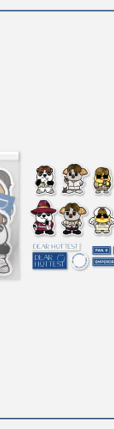 2PM [Dear. HOTTEST] OFFICIAL MD - Big Sticker Set