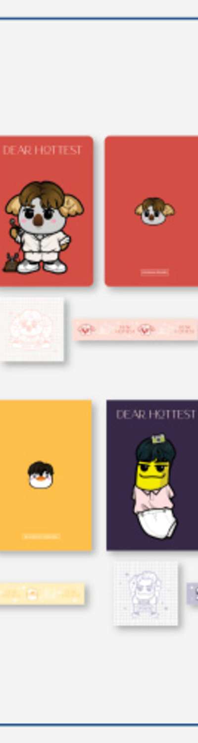 2PM [Dear. HOTTEST] OFFICIAL MD - Stationery Set