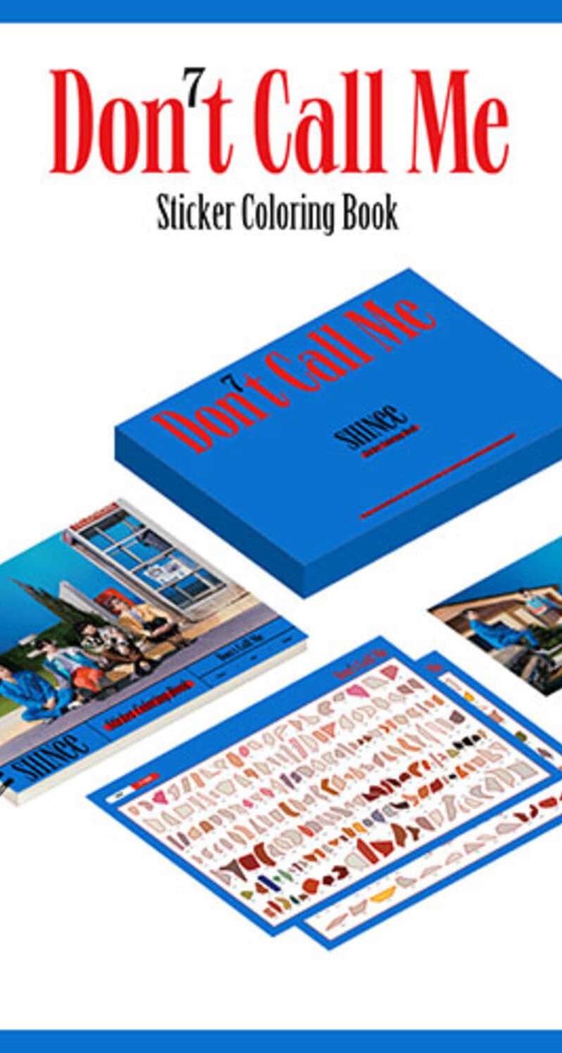 SHINee - Sticker Coloring Book
