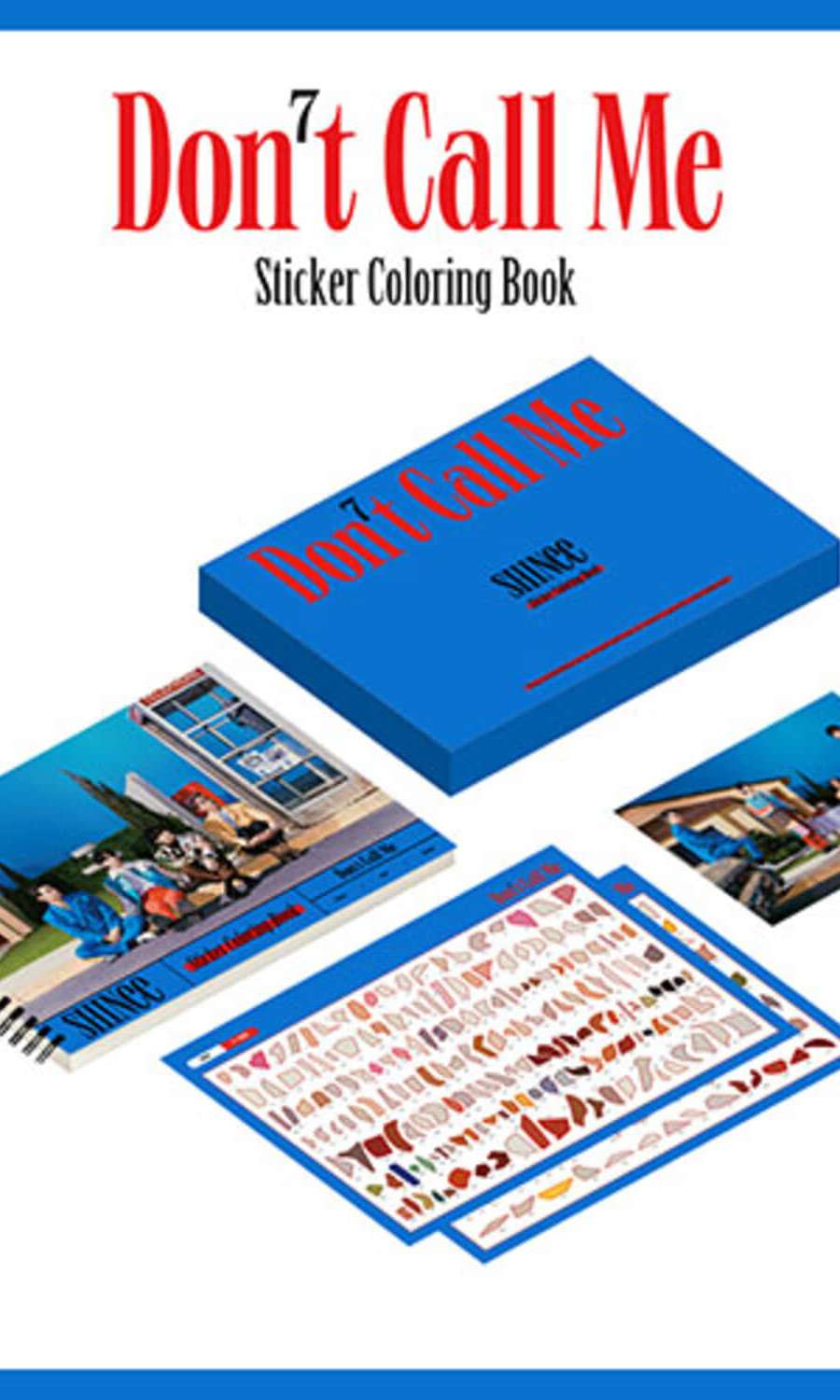 SHINee - Sticker Coloring Book