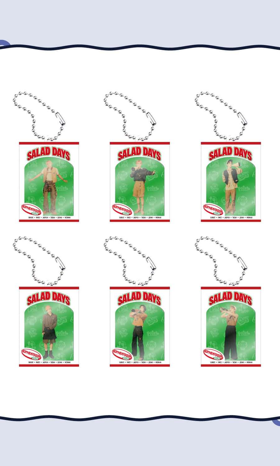 BOYNEXTDOOR - 2026 SEASON'S GREETINGS [HOLIDAY HOUSE] MD 03. Acrylic Miniature Keyring