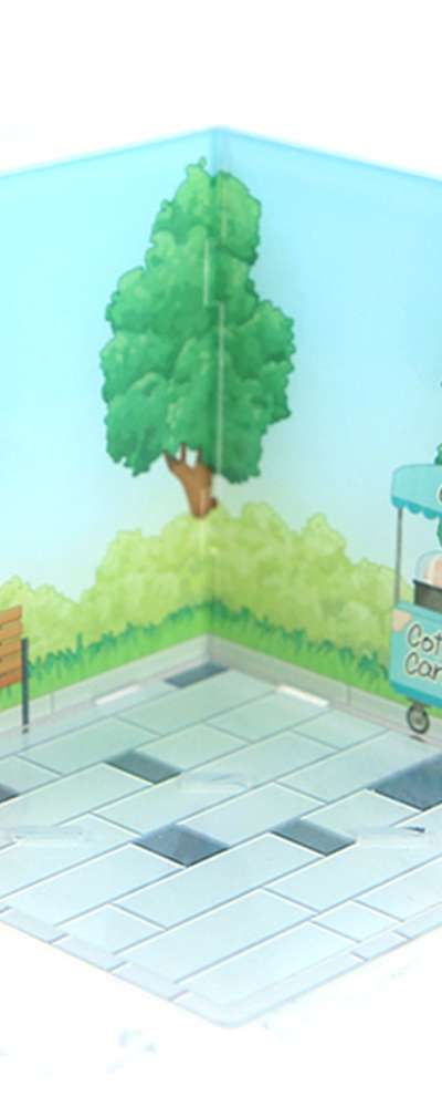 [Webtoon Shop Background Diorama] Park Date 1 Type / Acrylic Goods / Background Charm