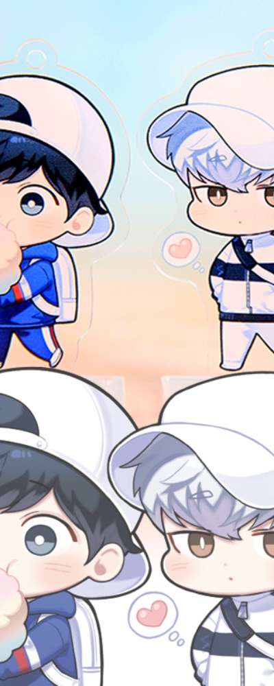 [Winter Passes Cherry Blossoms] Winter Passes Cherry Blossoms Haebom and Taesung Park Date Acrylic Stand Charm 2 Types