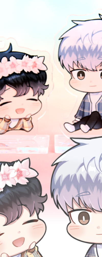 [Winter Beyond Cherry Blossoms] Gyeogji Beot Hae-bom and Tae-sung Acrylic Stand Charm 2-Type Set