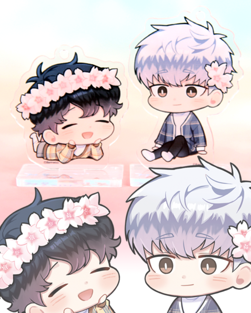 [Winter Beyond Cherry Blossoms] Gyeogji Beot Hae-bom and Tae-sung Acrylic Stand Charm 2-Type Set