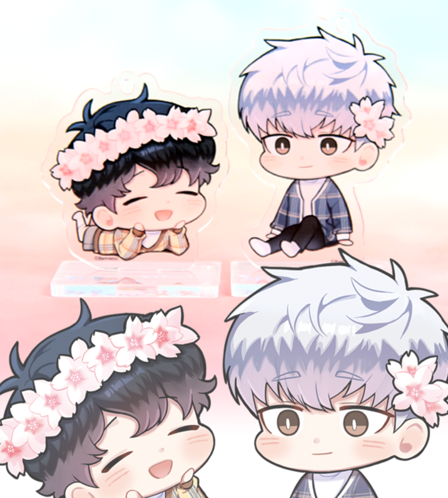 [Winter Beyond Cherry Blossoms] Gyeogji Beot Hae-bom and Tae-sung Acrylic Stand Charm 2-Type Set