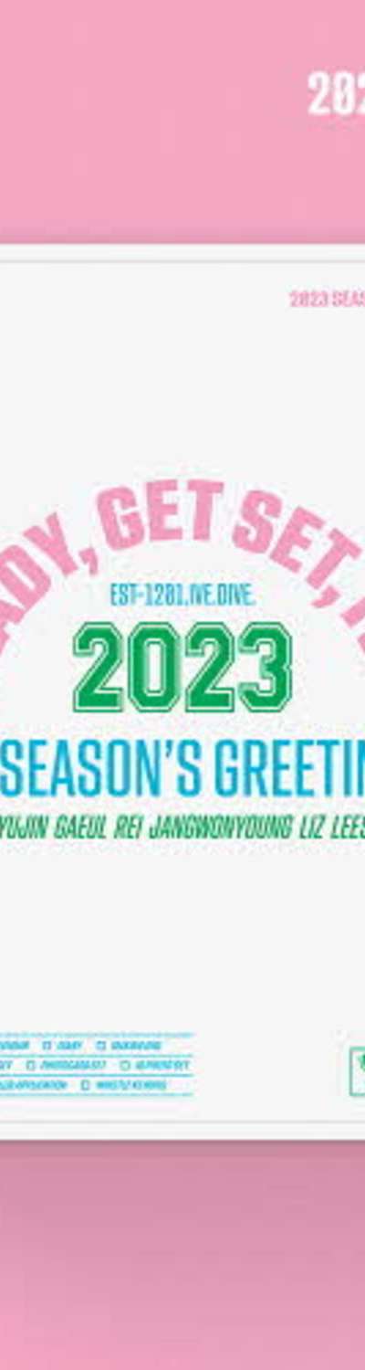 [Special Gift] IVE - 2023 SEASON'S GREETINGS [READY, GET SET, IVE!] ** Random 2 of 6 Unreleased Selfie Photocards + Random 1 of 6 Unreleased Photo Postcards Included