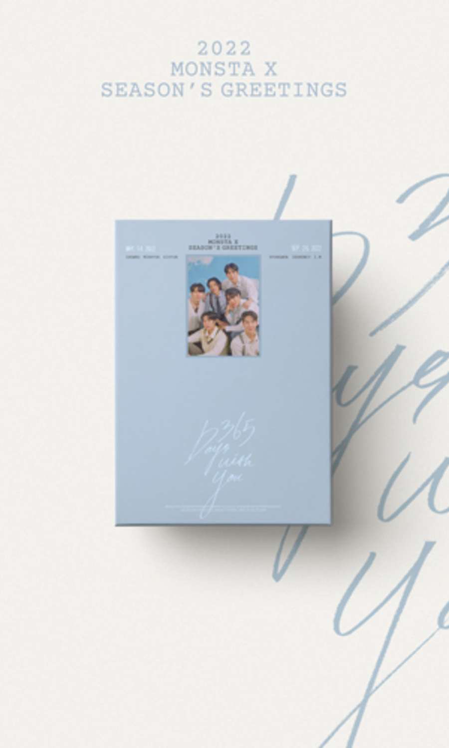 [Non-Returnable/Non-Exchangeable] MONSTA X - 2022 SEASON'S GREETINGS (DAILY PAD CALENDAR PACKAGE)