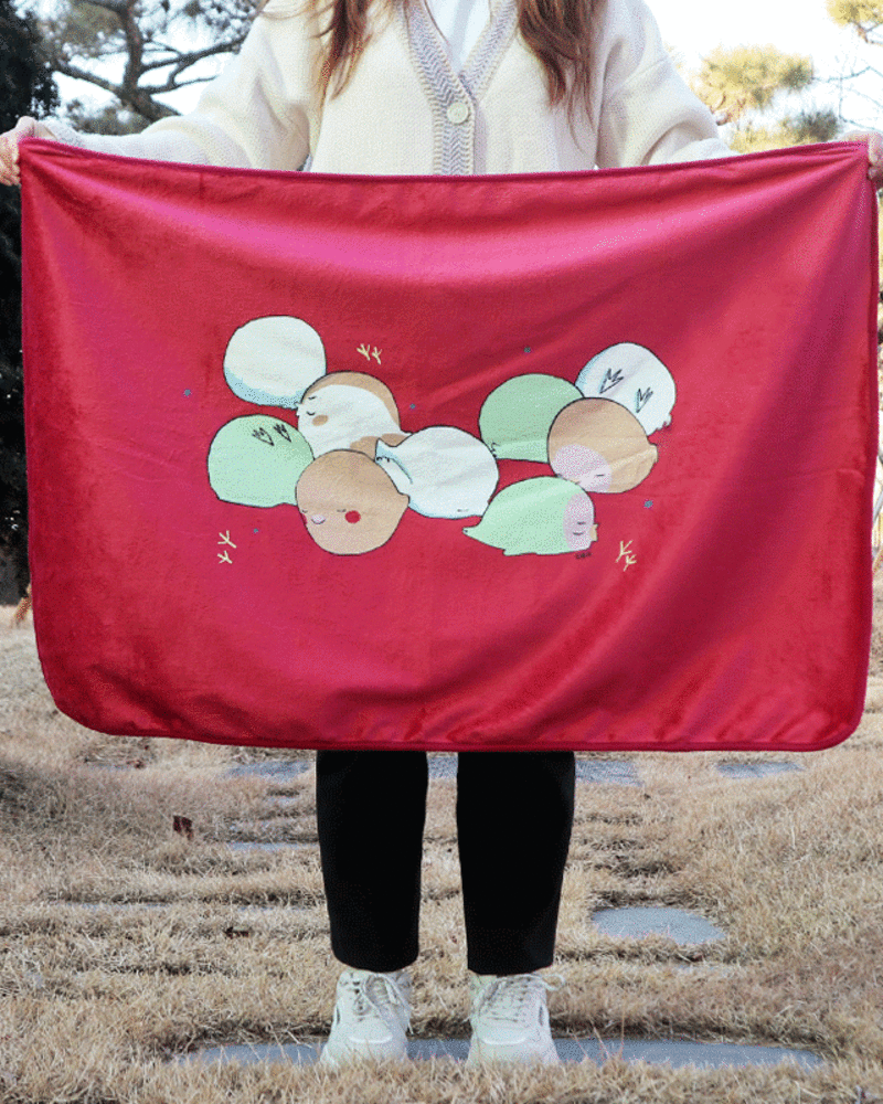 [My Cafe's Boss is Strange] Usui Snow Duck Double-Sided Webtoon Blanket 1 Type