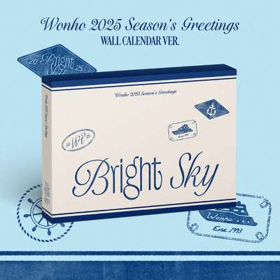 WONHO - 2025 Season's Greetings [Bright Sky] (WALL CALENDAR VER.)