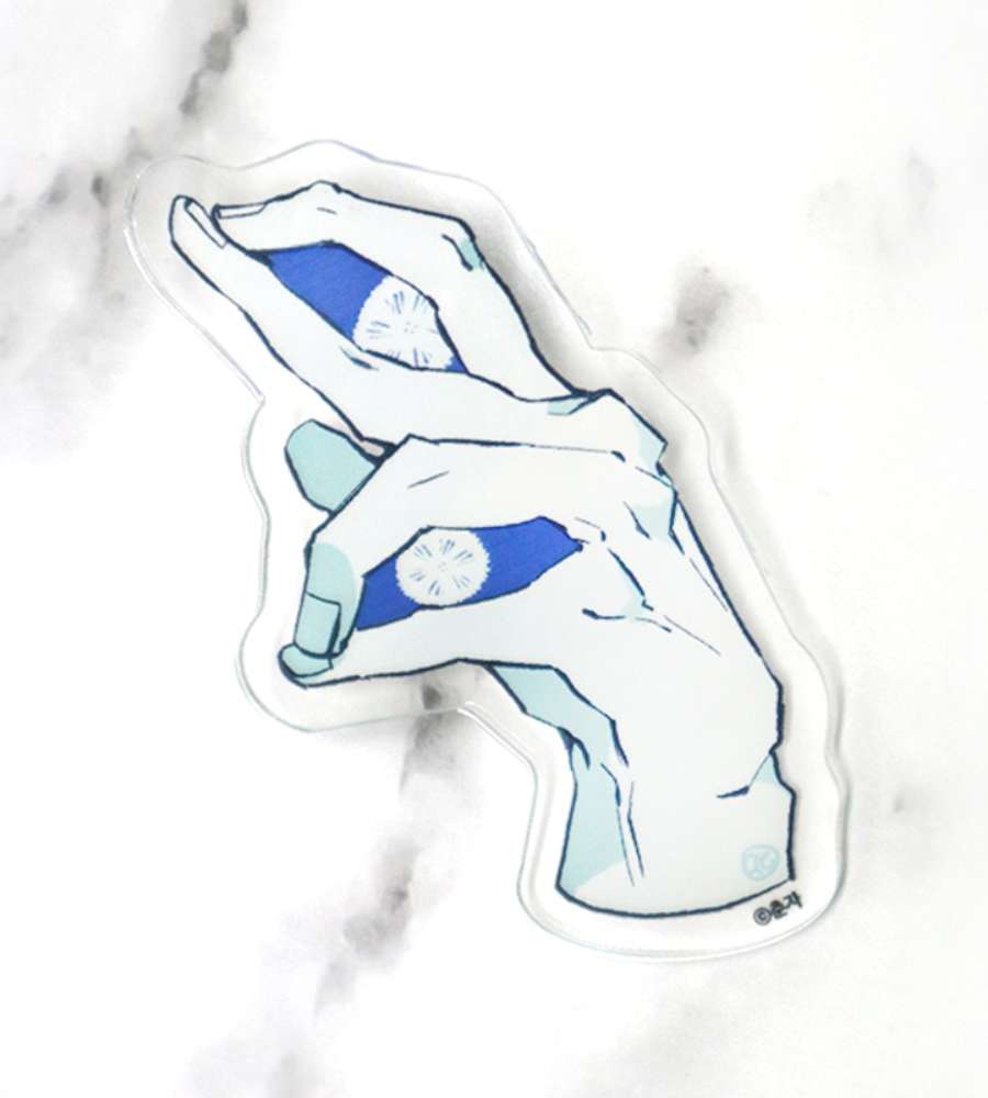 [Our Cafe Boss is Strange] Ussai Nazar Acrylic Badge 1 Type / Acrylic Goods