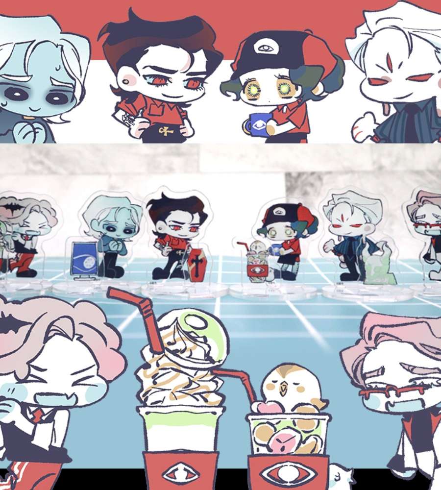[Our Café Manager is Strange] USAI Acrylic Stand 6 Types + Deco Charm 6 Types / Acrylic Goods