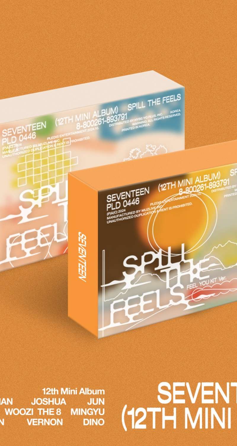 SEVENTEEN - 12thミニアルバム 'SPILL THE FEELS' (KiT Ver.) (ランダム)