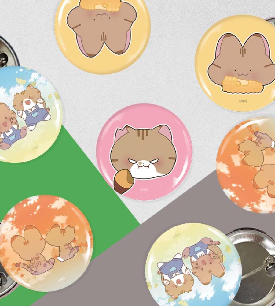 [Aongaong] So Cute! Point Button 4 Types 44mm