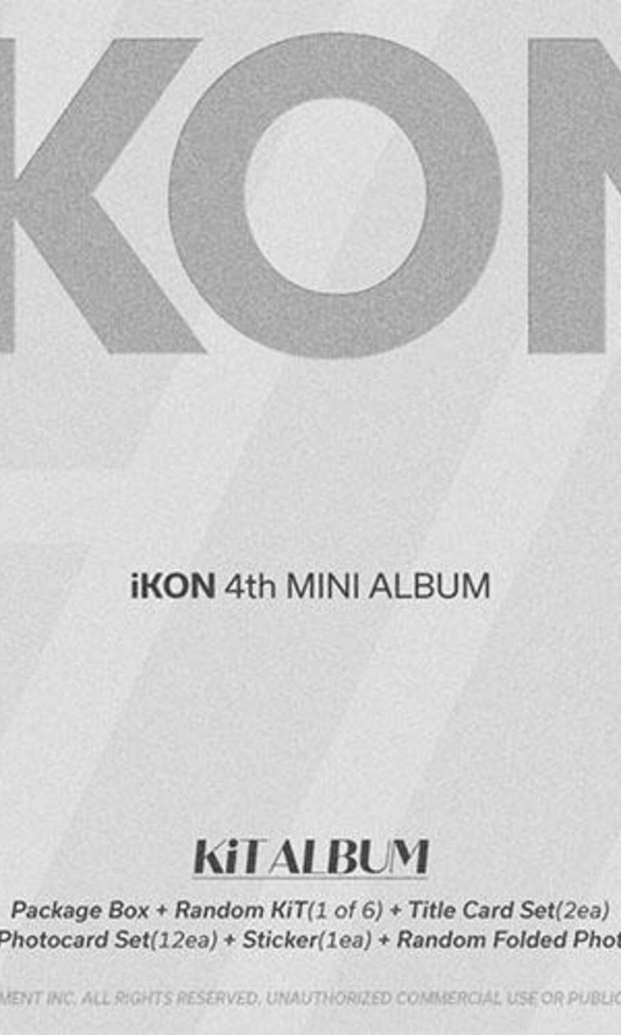 iKON - iKON 4th MINI ALBUM [FLASH BACK] (KiT ALBUM ver.) [Random 1 of 6]