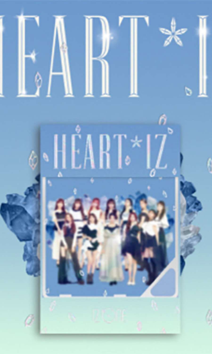 [Kino Album] IZ*ONE - Mini Album Vol. 2 [HEART*IZ - SAPPHIRE VER.]