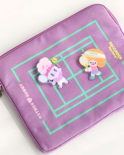 [Official Store Limited Quantity] ESTHER BUNNY X RICO Tennis Master Pouch Set