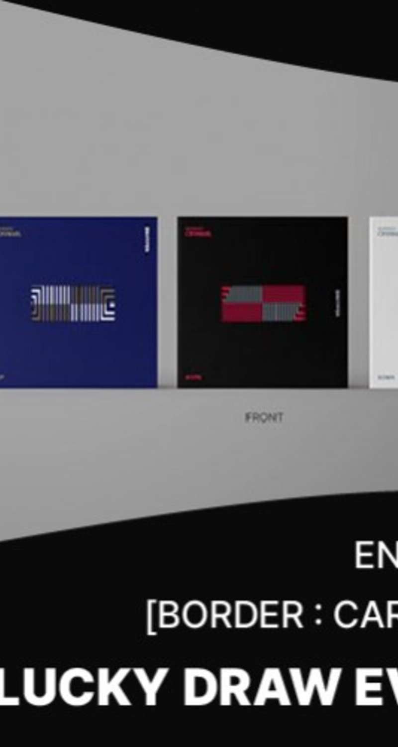 [Lucky Draw] ENHYPEN - [BORDER : CARNIVAL] (Random from 3 Versions) **Set of 3 Includes 4 Lucky Draw Entries
