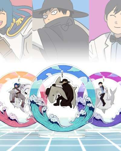 Legal Pirate Parfait - Gentlemanly Acrylic Charm Stand Set of 3