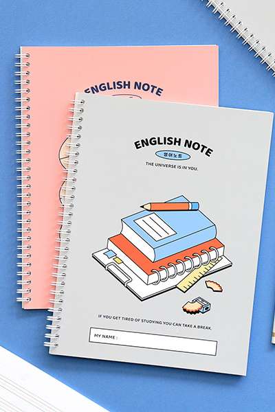 【3冊セット】インディゴチルドレン 小学英語ノート - 高学年 学校生活 (4行狭間隔 スプリング)