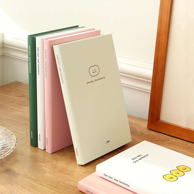 Jawunjawdap Today's Mood One-Sentence Diary (6 Months) + Deco Sticker 1 Sheet