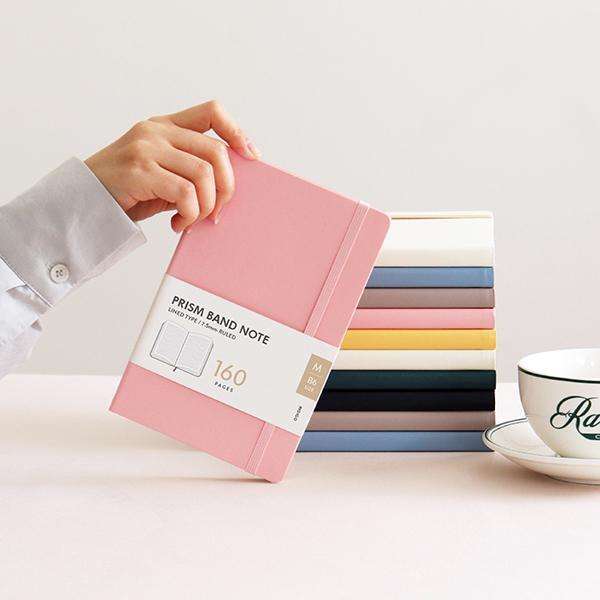 Prism 160 Line Band Notebook Medium (B6)