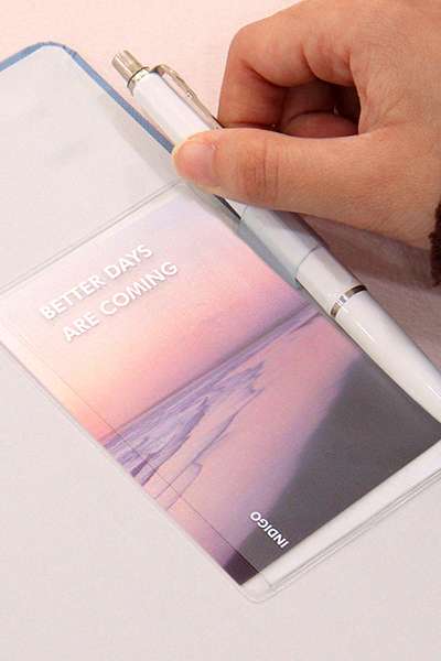 PVC Card Pocket + Pen Holder