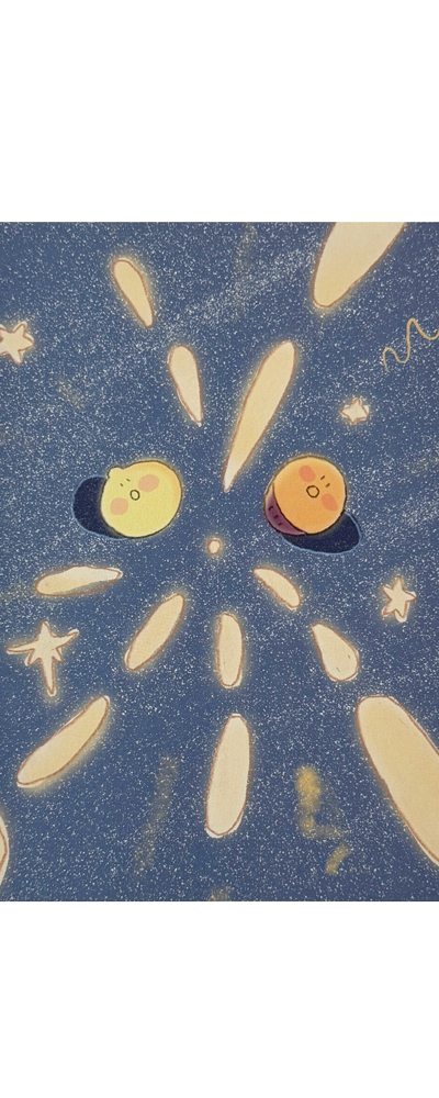 花火ポストカード