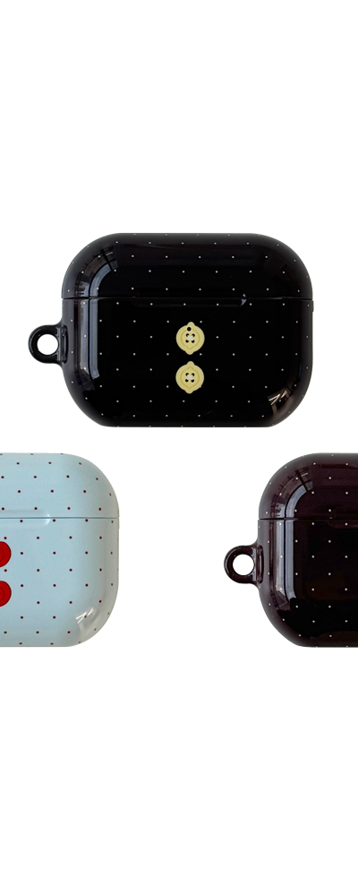 ドット ボタン AirPods ケース